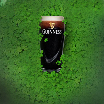 «Зеленая лихорадка» Дня Святого Патрика вместе с пивом Guinness